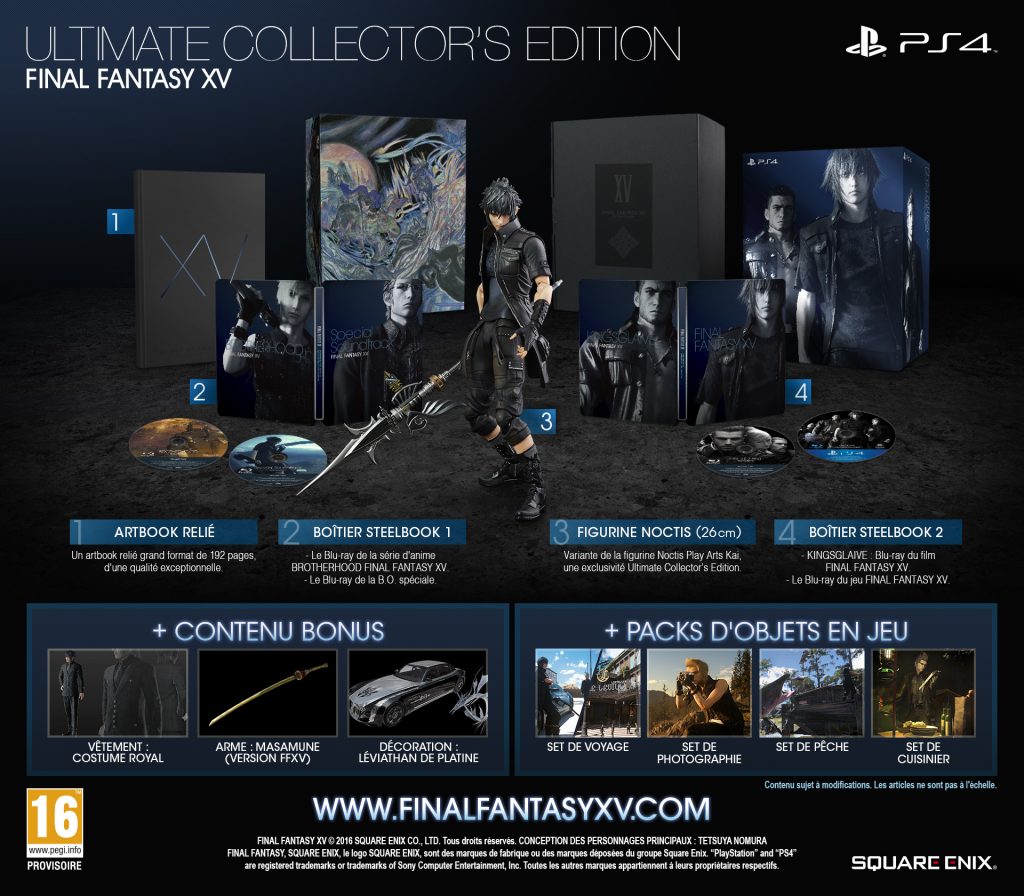Edition Collector Ultimate FFXV