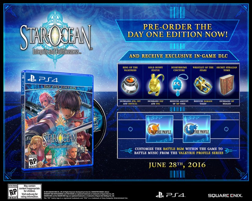 Star Ocean 5 : Date de sortie US et édition collector