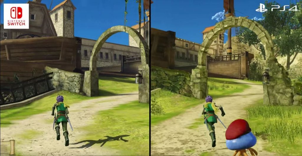 Comparatif / Difference PS4 vs Switch DQ Heroes 2