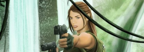 Lara Croft en action - Fanart