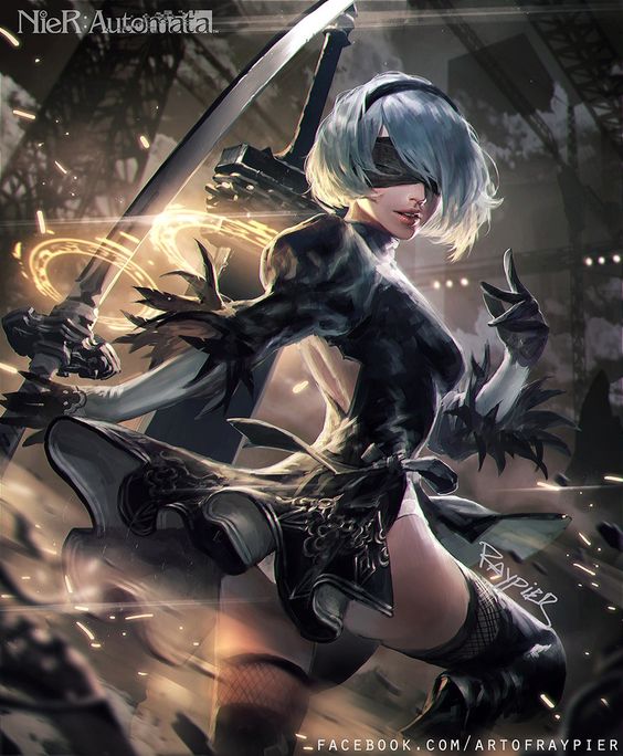 Quelques Fanarts De Nier Automata Et De La Sexy 2b Square Enix Ocean