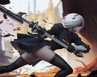 NieR Automata Fanart 2B sexy