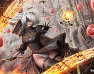 NieR Automata Fanart 2B sexy