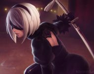 NieR Automata Fanart 2B