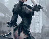 NieR Automata Fanart 2B sexy