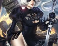 NieR Automata Fanart 2B sexy