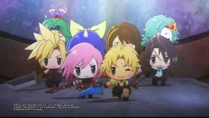 World of Final Fantasy - Squall, Tidus, Cloud, Lightning